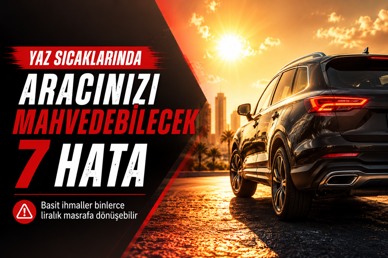 Yaz Sıcaklarında Aracınızı Mahvedebilecek 7 Hata