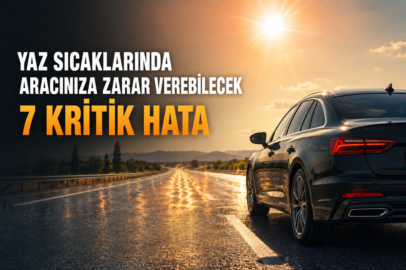 Yaz Sıcaklarında Aracınıza Zarar Verebilecek 7 Kritik Hata