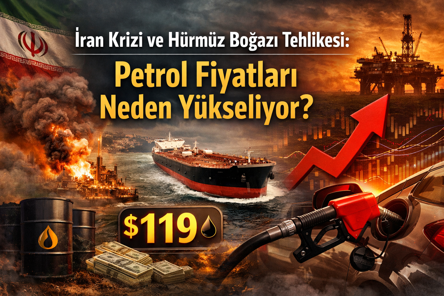 İran Krizi Petrol Fiyatlarını Nasıl Yükseltti? Hürmüz Boğazı Riski ve Akaryakıt Piyasası