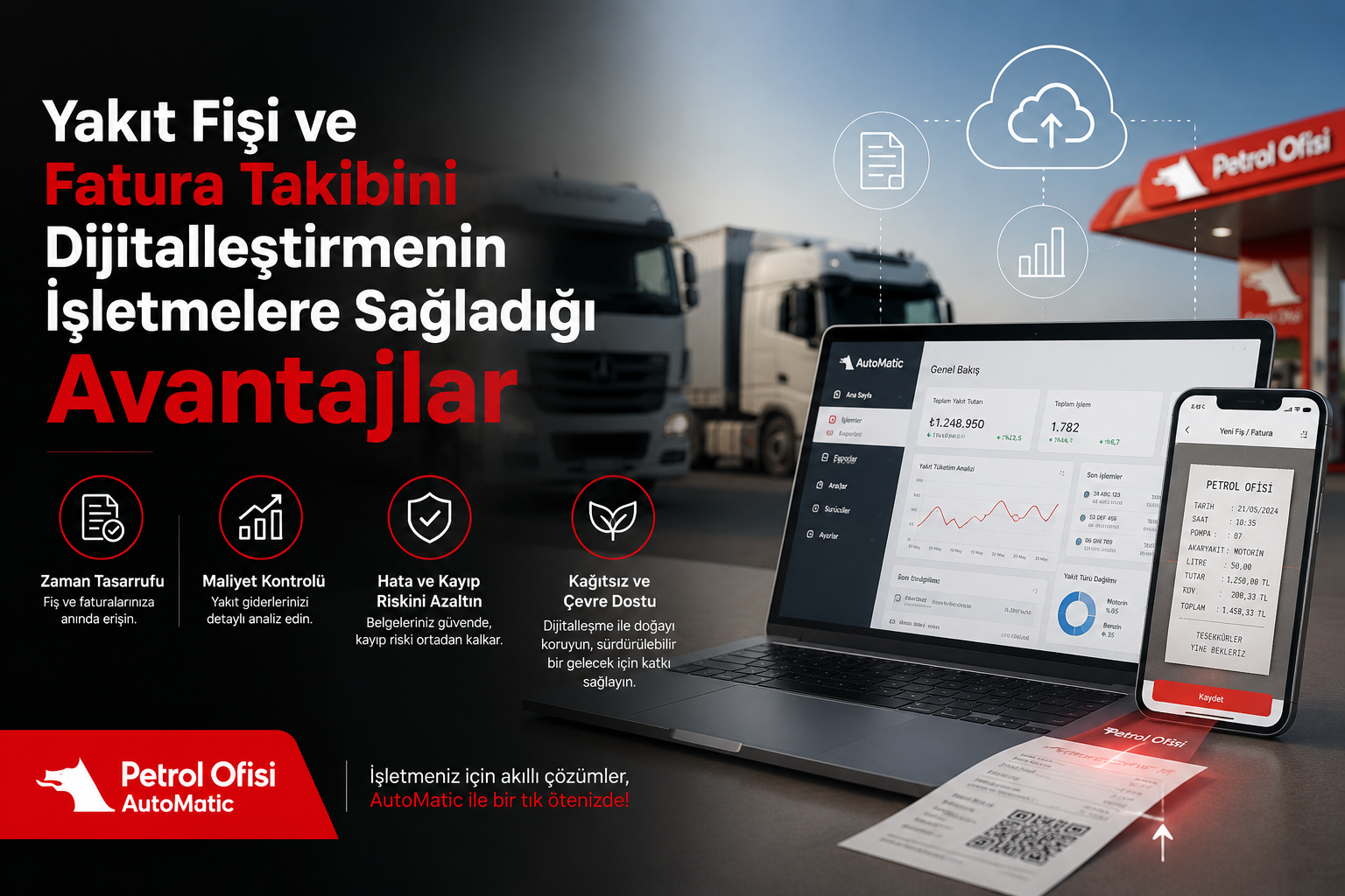Yakıt Fişi ve Fatura Takibini Dijitalleştirmenin İşletmelere Sağladığı Avantajlar
